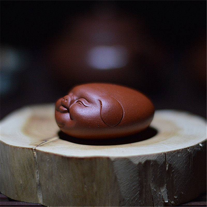 正品紫砂喷水茶宠猪精品名家陈祖勇作品可爱