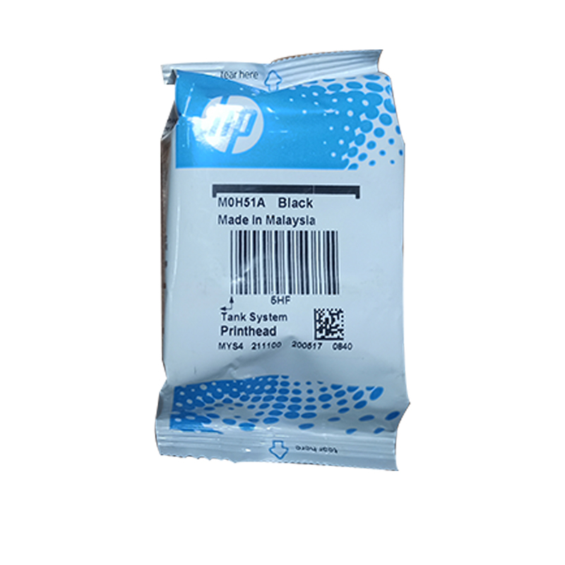 Original M0h51aa Black Print Head [No Outer Packaging]Original HP GT51 GT52 Inkjet Nozzle HP5820 Print head HP5810   Tank310   410   Nozzle black colour Ink cartridge
