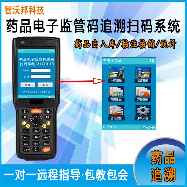 Лекарство электротовары Сканировать субрегулирующий код, чтобы проследить система данные Может загрузить на будьте уверены портативный Терминал КПК