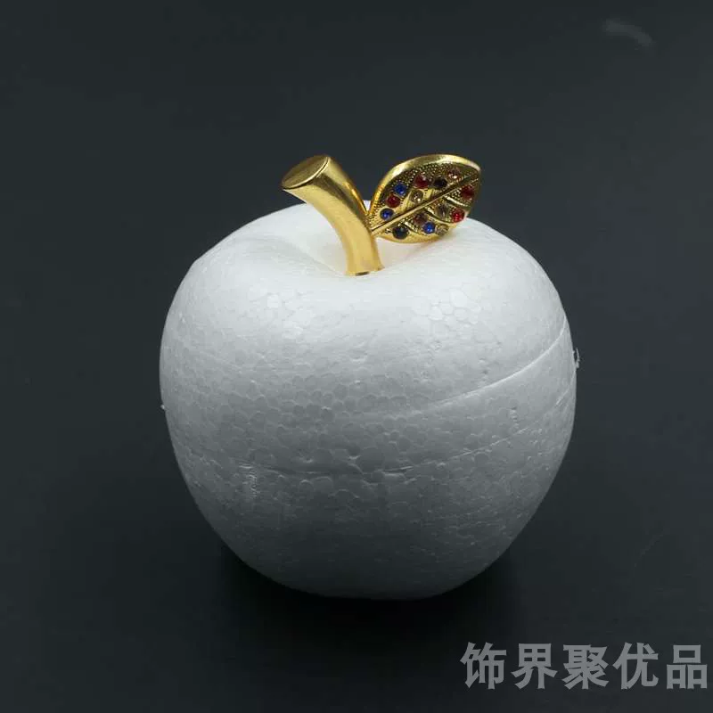 Apple, protective amulet from foam, beads handmade, decorations, DIY