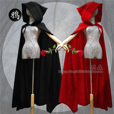 taobao agent Little Red Riding Hood, trench coat, cosplay, halloween