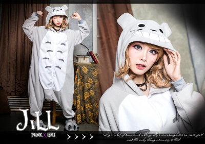 taobao agent Japanese coral velvet pijama with hood, cosplay