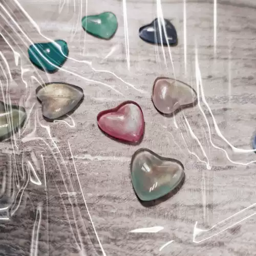 Хорошая -сцепляющая цветная карта для ногтей высокая прозрачная любовь Doudou Flat -bottomed Nails Beads Works Works Display версия
