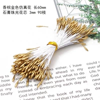 Гипсум с золотым шампанским 1 мм длиной 60 мм около 90 корней