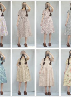 【the ture】日本制日系软妹古著感vintage复古美式洋服连衣裙子