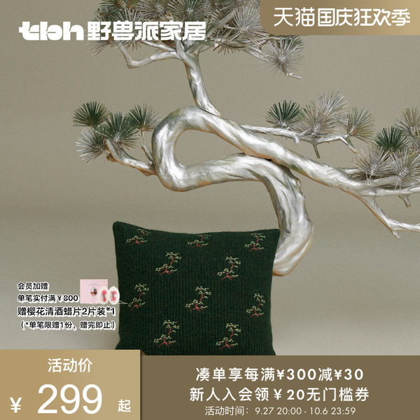 Если честно, бруталист домой Liegani Lian Song вязание вышивка подушка китайский стиль офис комната поясничный гостиная диван подушка