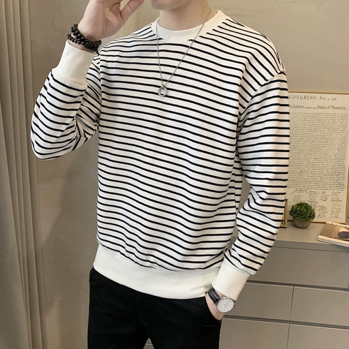 Мужская толстовка, трикотажный свитер, лонгслив, изысканный стиль, коллекция 2022, осенняя