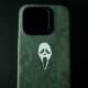 Ghostface Horror Scream Jason Mask Suede Microfiber Phone Case for iPhone 17, 16, 15, 14, 13 and 12