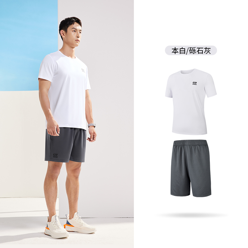 361运动套装男女2025夏季综训常规休闲运动服跑步健身速干套装