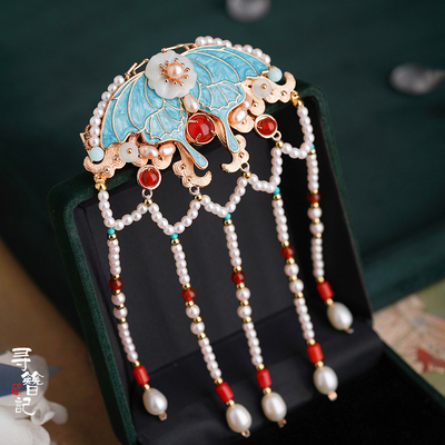 taobao agent Genuine retro Hanfu, accessory, cheongsam, Chinese hairpin with tassels