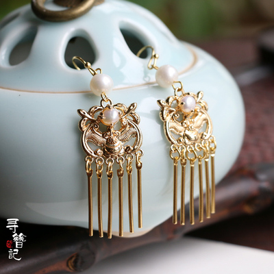 taobao agent Genuine retro earrings with tassels