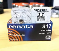 Оригинальная подлинная швейцарская импортная батарея Renata Switzerland 317 SR516SW Butte Button Button