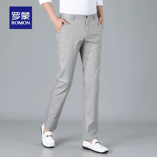 Шелковые летние тонкие спортивные дышащие штаны, из хлопка и льна, свободный прямой крой