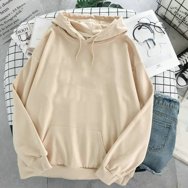 Свободная оверайз основная кофточка для женщин Oversized CrewNeck 2021