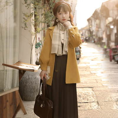 taobao agent Genuine retro demi-season set, Chinese style, Lolita style