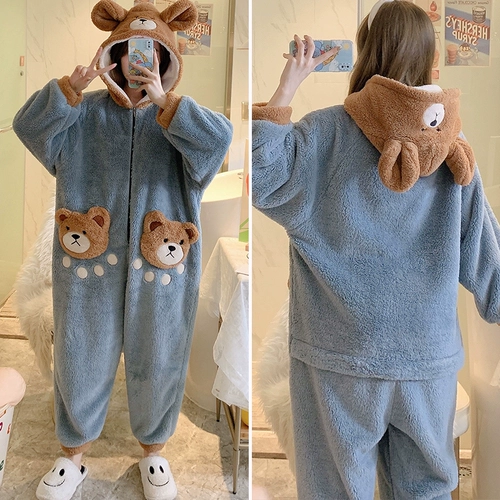 Паджама женский коралловый бархат может быть обречен,  迩 迩 迩 迩 迩 迩 плюс бархатная защита