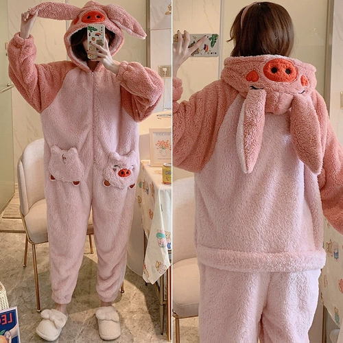 Паджама женский коралловый бархат может быть обречен,  迩 迩 迩 迩 迩 迩 плюс бархатная защита