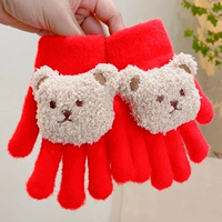 Красный, с медвежатами, на возраст 3-8 лет