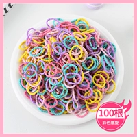 100 красочных спиральных колец для волос [качественное обновление без упаковки волос]