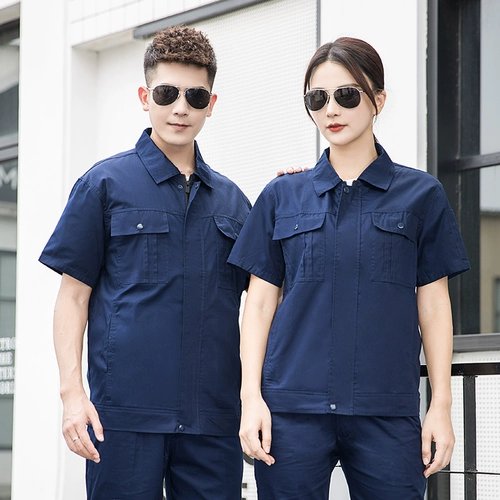 Хлопковый тонкий лонгслив, износостойкий комбинезон, короткий рукав