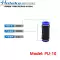 đầu nối khí smc PU-04/8/10/12/16 đầu nối giảm tốc thẳng khí quản màu trắng PG12-10/10-8/8-6/6-4 nối thẳng khí nén dau noi nhanh khi nen Đầu nối khí nén