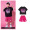 703 Черные короткие рукава + 701 розовые шорты