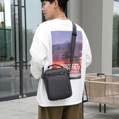 taobao agent Fashionable black one-shoulder bag, backpack, shoulder bag, 2021 collection, oxford cloth