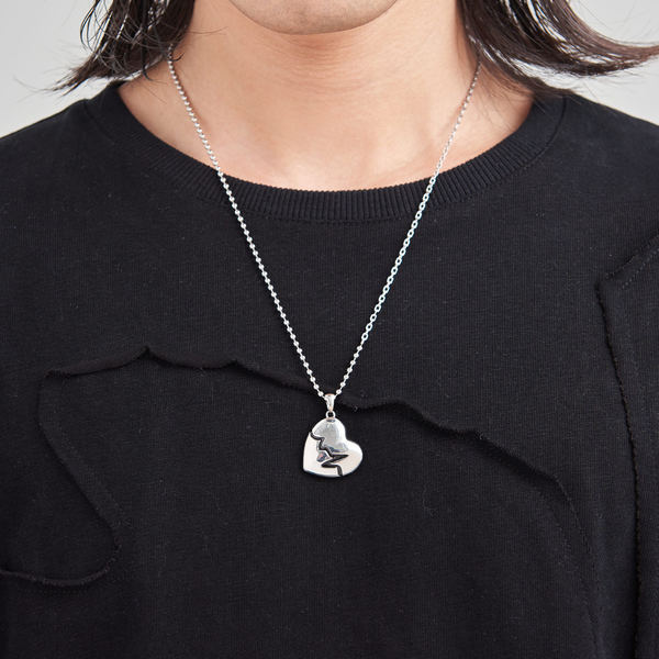 Трендовое ожерелье в стиле хип-хоп для влюбленных