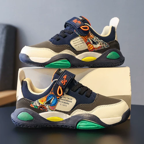 Демисезонная детская зимняя спортивная обувь для мальчиков, подходит для подростков