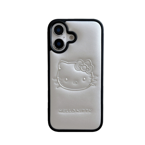Hello Kitty Puffy Raised Bow Design iPhone Case