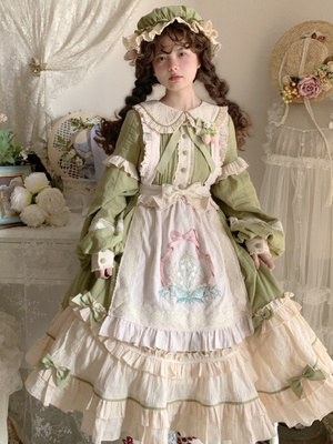 taobao agent Apron, cute dress, Lolita style, Lolita OP