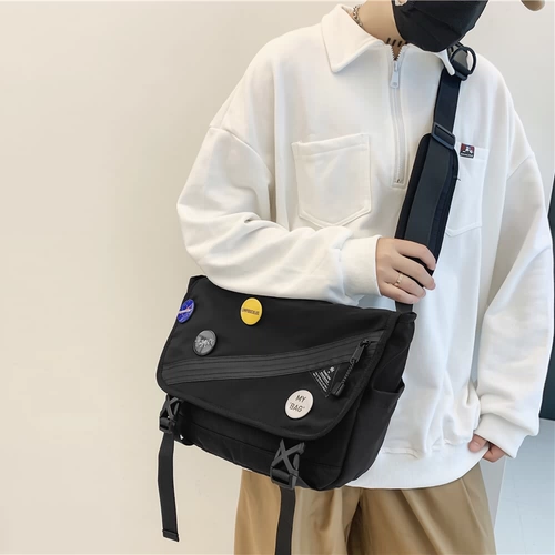 Сумка через плечо, вместительная и большая сумка на одно плечо, для средней школы