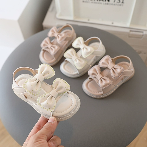Детские туфли для принцессы, летние сандалии, нескользящая обувь для раннего возраста, 1-3 лет, 2022, мягкая подошва
