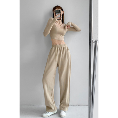 taobao agent Sexy winter pants, fitted, elastic waist, for leisure