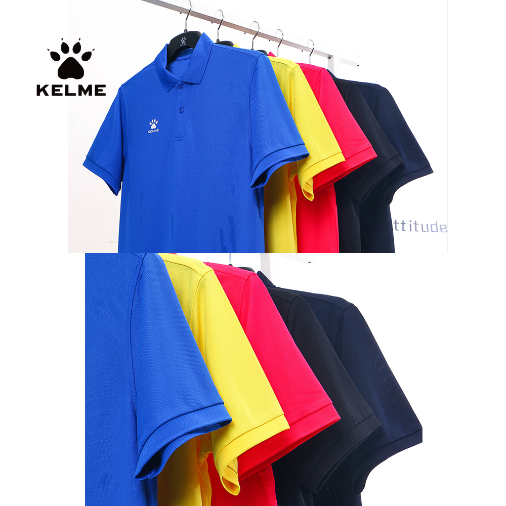 SUMMER POLO UNI SPORTS COLORED FOOTBALL T-SHIRT QUICK DRY JACKET SHORT SLEEVE