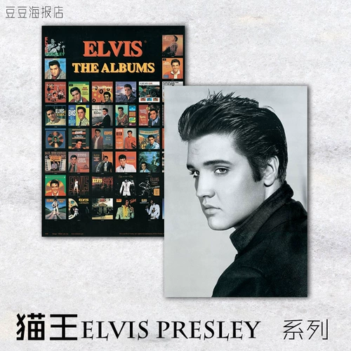 Музыкальный плакат Элвис Пресли декоративная картина рок -пианино висящая роспись