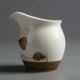 Cúp tay được vẽ bằng gốm sứ Cup Cup Cup Miệng tròn Đinhyao gốm trắng Chén bùn Trà Kung Fu Bộ đồ uống bằng đá - Trà sứ