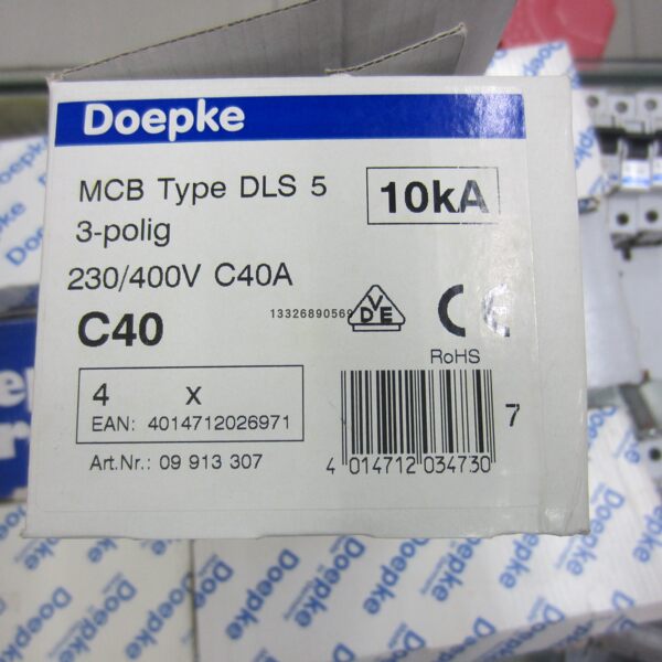 Оригинал германия Doepke MBC DLS 5 3P10A DLS 5 3P40A 230/400V CE ROHS