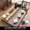 Bộ hoàn chỉnh của bộ trà Kung Fu hoàn toàn tự động hộ gia đình khay trà bằng gỗ nguyên khối kết hợp 4 trong 1 ấm đun nước bếp trà bàn trà biển Phụ kiện bàn trà