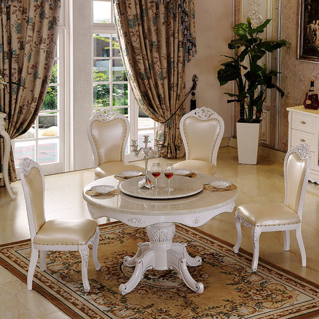 【白色餐桌】_白色大理石餐桌图片_欧式餐桌椅价格_搭配分享 - 爱逛街