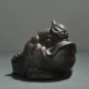 Trà mệnh Yixing cát tím thú cưng Đồ trang trí trà chơi trà bộ phụ kiện trà đạo rồng rùa ba chân đồ trang trí cóc vàng - Trà sứ