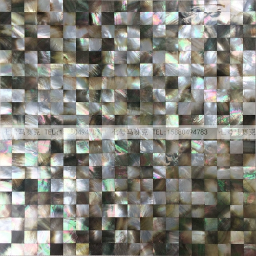 Черный диск натуральная раковина мозаичная плитка переездка фоновая стена крыльца европейская гостиная туалетная плитка головоломка