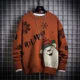 Рождественский демисезонный свитер, оверсайз