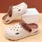 Giày Croc Áo khoác ngoài mùa hè cho nữ 2024 Mới Đế mềm chống trượt Phòng mổ Baotou Dép đi biển với cảm giác chết tiệt 