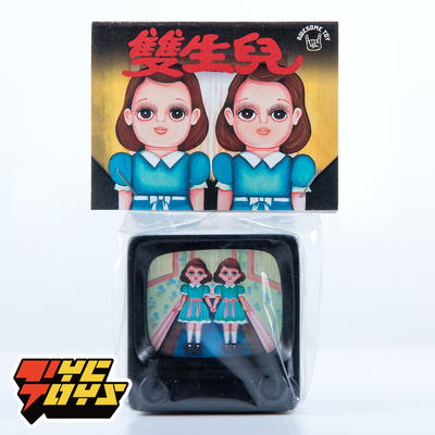 taobao agent 【Tyctoys】Spot AWESOME TOY twin children television flash sofubi toy handwriting