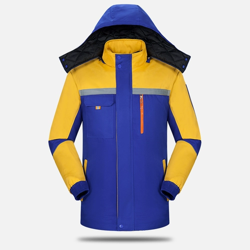 Демисезонная износостойкая светоотражающая утепленная куртка для работы