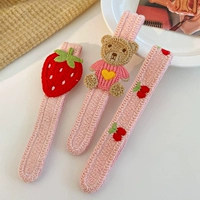 Розовая клубника, комплект, с медвежатами, 3 предмета