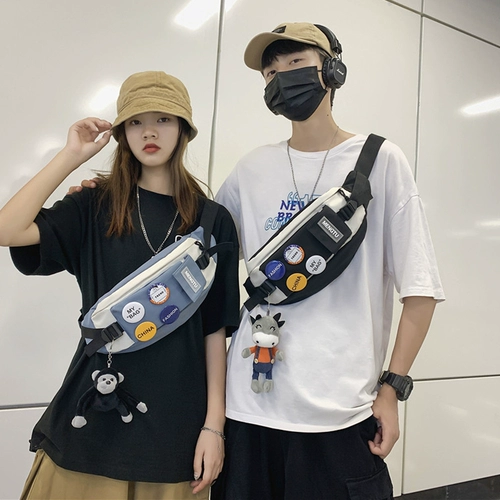 Нагрудная сумка, сумка через плечо, японская сумка на одно плечо, поясная сумка для школьников и студентов, спортивный рюкзак