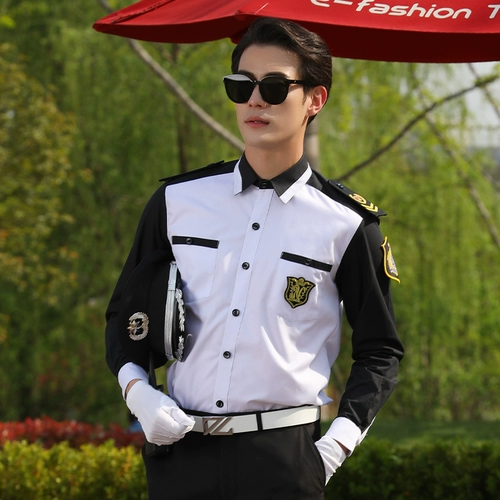 Осенняя рубашка, лонгслив, униформа, комплект