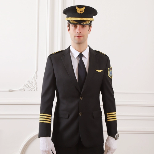 Авиационный пилотный люкс пустой -лавейтаджордесарка капитан Плелье Глава Униформа службы службы службы услуг СУДЬЯ КУДИТА